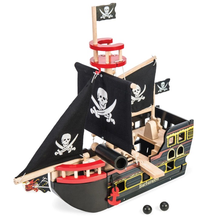 Le Toy Van Barbarossa Pirate Ship 3years +