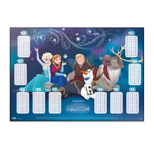 Official Frozen Multiplication Table Desk Mat 3years +