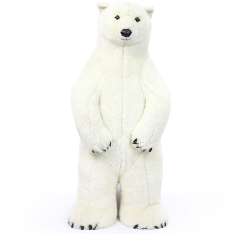 Living Nature Giant 100cm Standing Polar Bear Plush 11years +