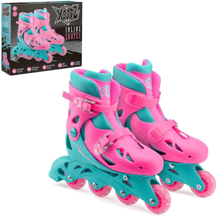 XOOTZ Inline Skates Girls Pink Size Small 5years +