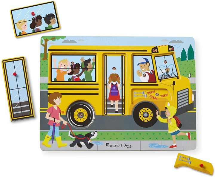 Melissa & Doug 10739 The Wheels on the Bus Sound Puzzle 3years +