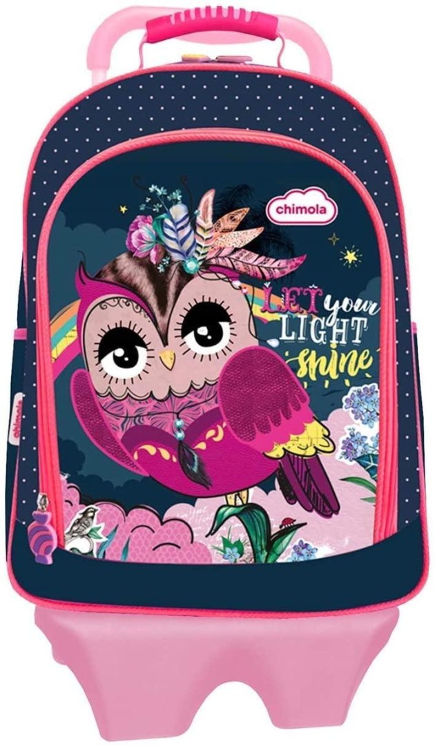 Chimola Owl 45cm Backpack With Removable Trolley 3years +