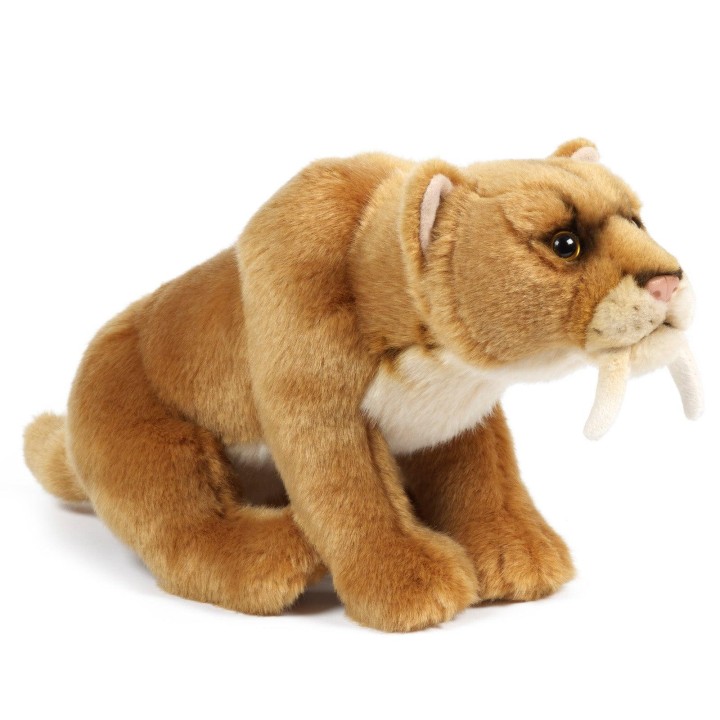 LIVING NATURE Sabre Toothed Tiger 29cm Plush 0 - 18 Months