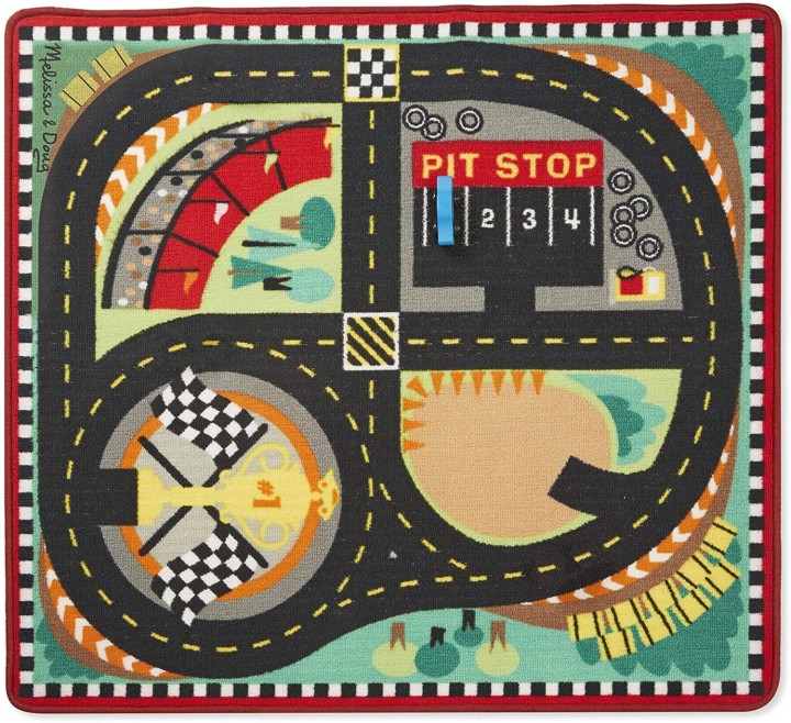 Melissa & Doug 19401 Around The Race Track Rug 3years + Baby Playing Mat