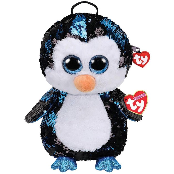 TY Fashion Backpack WaddlesPenguin 26 x 17 cm 11years +