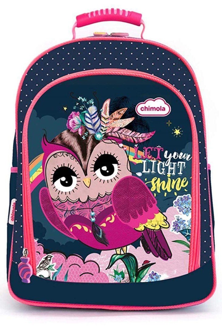 Chimola Owl Triple Adaptable Backpack 45cm 11years +