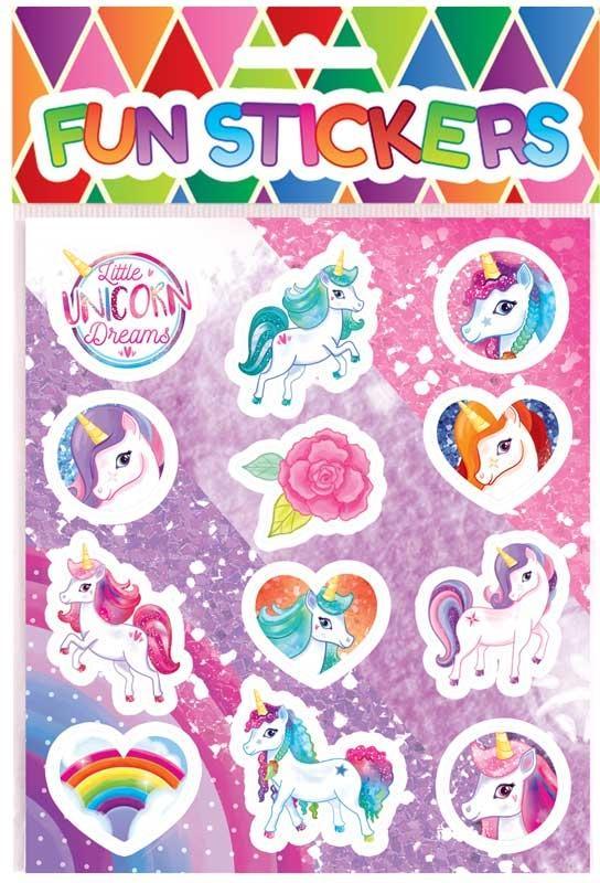 Fun Stickers Stickers Unicorn 3years +