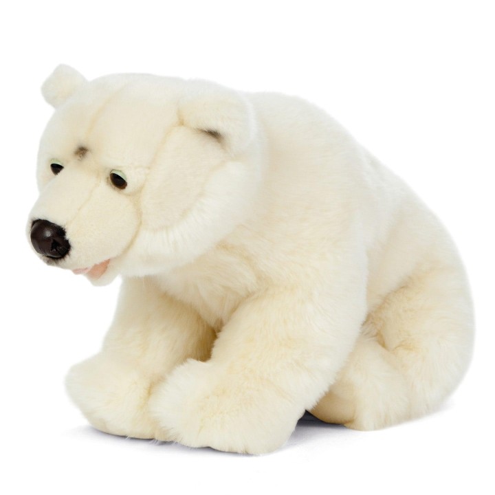 LIVING NATURE Large 45cm Polar Bear Soft Toy 0 - 18 Months