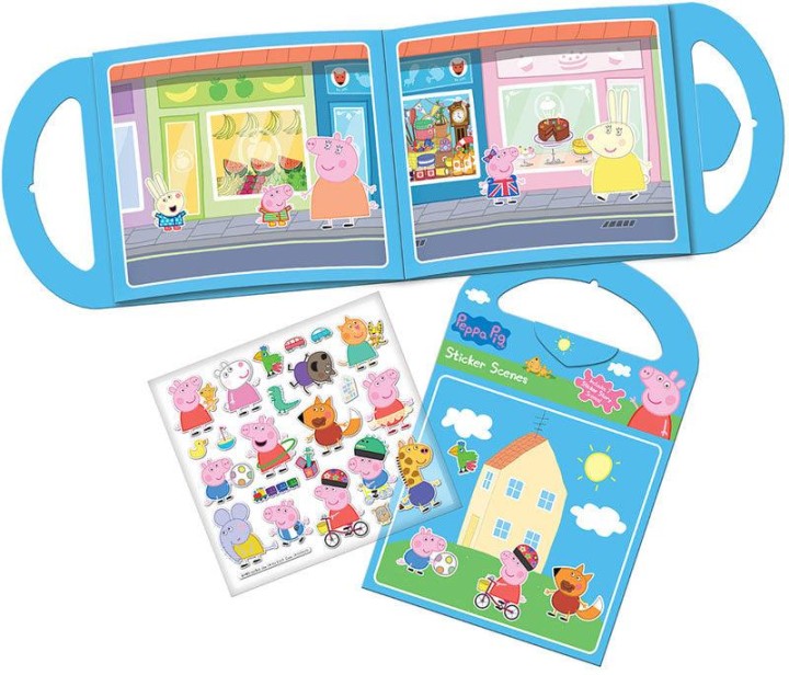 Peppa Pig Activity Set Sticker Scene Stickers 3years +