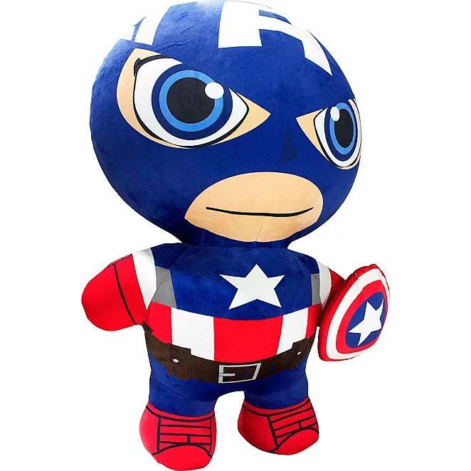 Inflate-A-Heroes  Inflatable Summer Toy  Plush - 30-Inch Captain America 0 - 18 Months