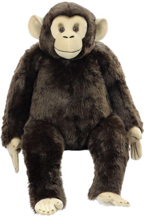Living Nature Large 70cm Sitting Chimp Plush 11years +