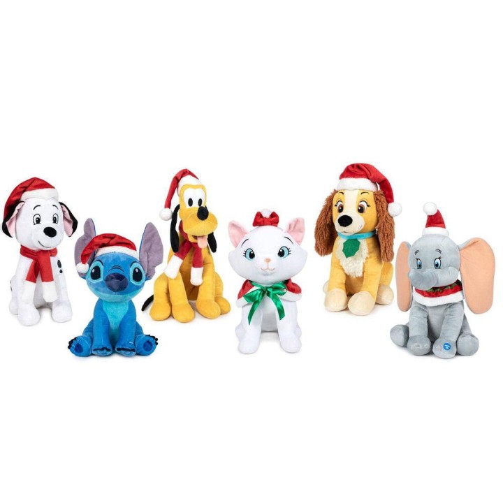 Disney Christmas Plush Toy with Sound 26cm - Assorted 18months +