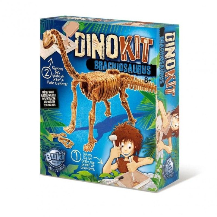 BUKI France Dino Kit Brachiosaurus Dinosaur Fossil Digging Set 8years +