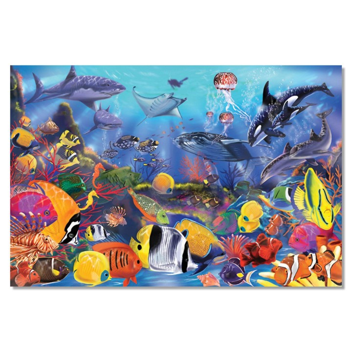 Melissa & Doug 10427 Underwater Floor Puzzle - 48 Pieces 3years +