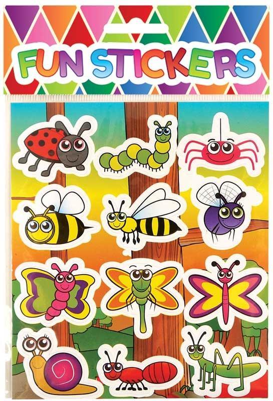 Fun Stickers - Insects 3years +