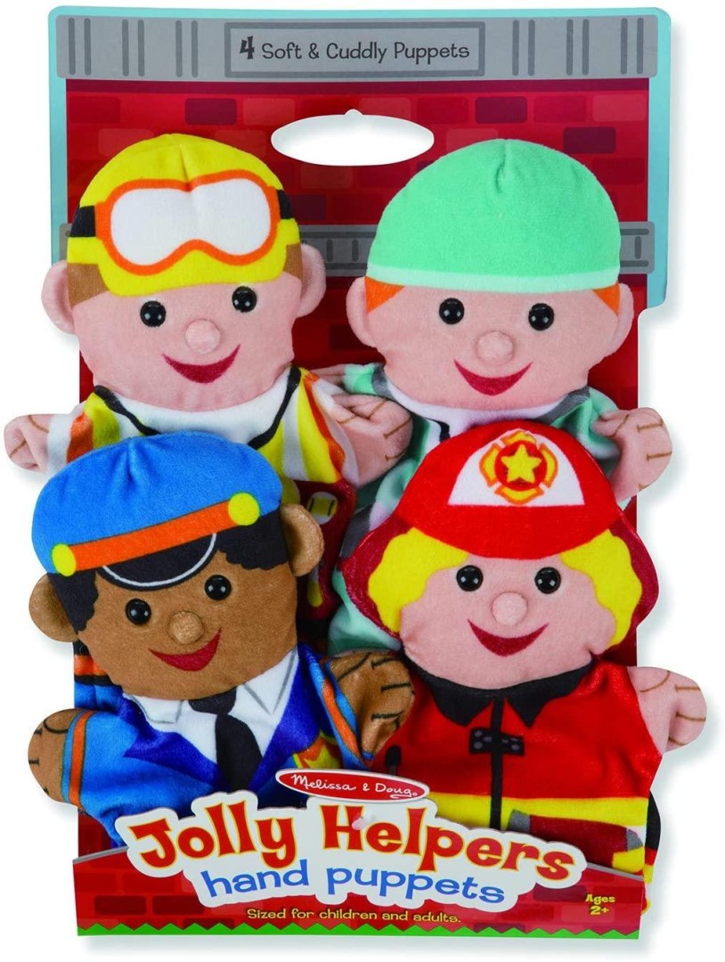 Melissa & Doug 19086 Jolly Helpers Hand Puppets (Set of 4) 11years +