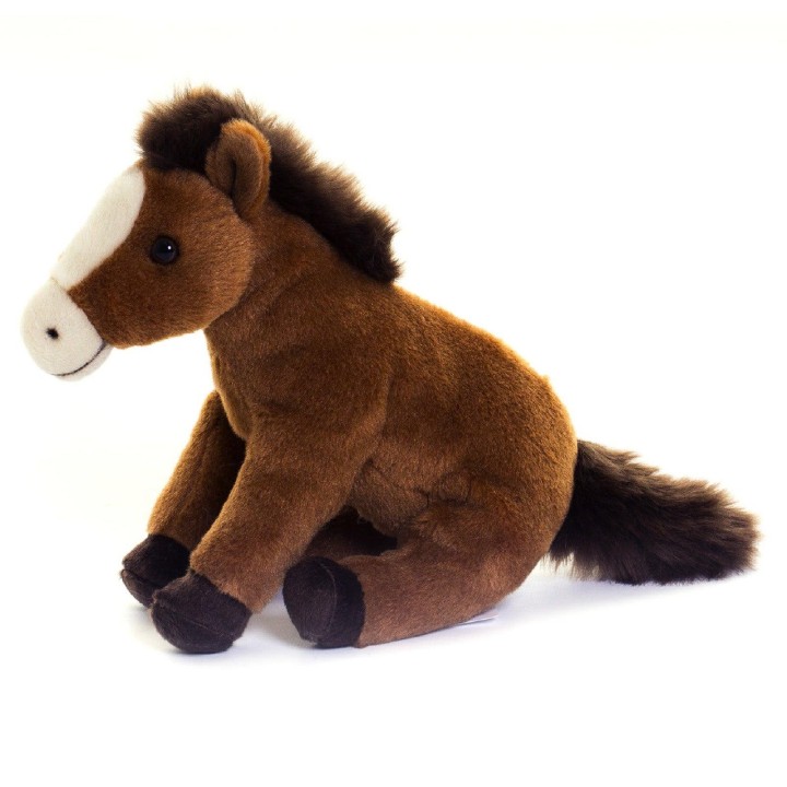 LIVING NATURE Lying Brown Horse 21cm Plush 0 - 18 Months
