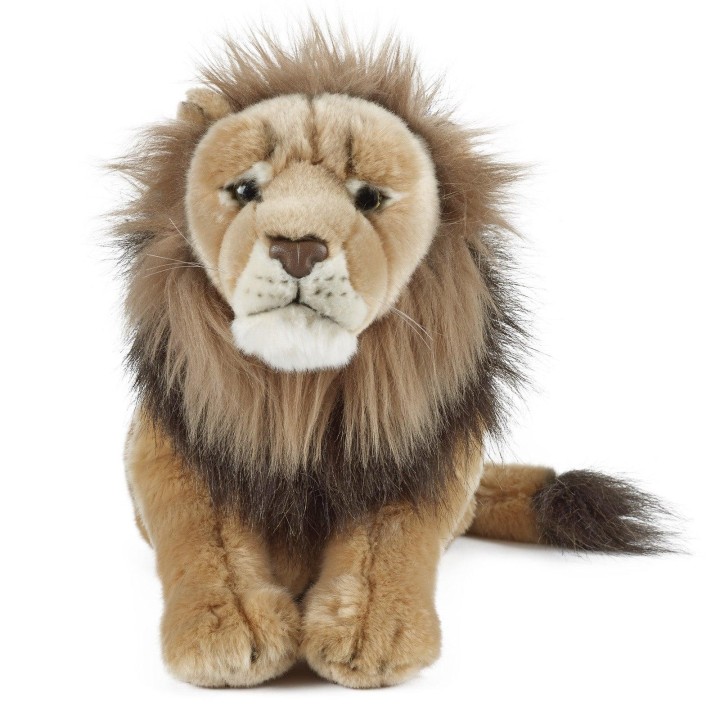 LIVING NATURE AN321 Large Male Lion 45cm Soft Toy 0 - 18 Months