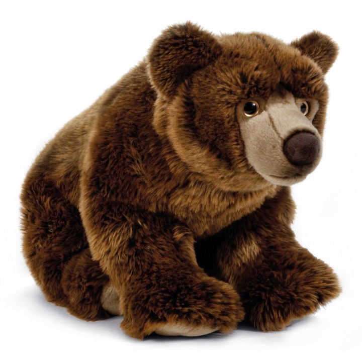 LIVING NATURE Large 45cm Brown Bear Plush 0 - 18 Months
