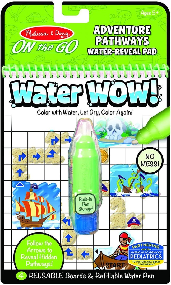 Melissa & Doug 40174 Water WOW Adventure Pathways Travel Book 3years +