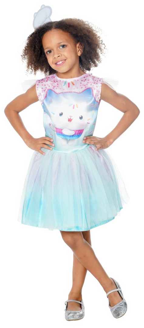 Gabby's Dollhouse Deluxe Costume - Cakey Cat Tutu Dress Size XXS