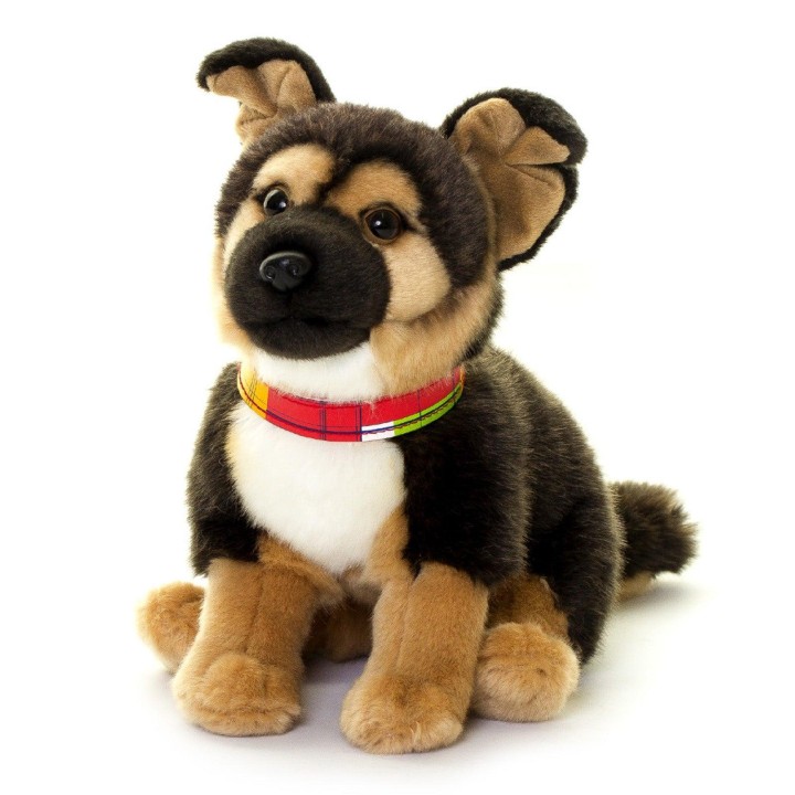 LIVING NATURE Giant German Shepherd Puppy 24cm Soft Toy 0 - 18 Months