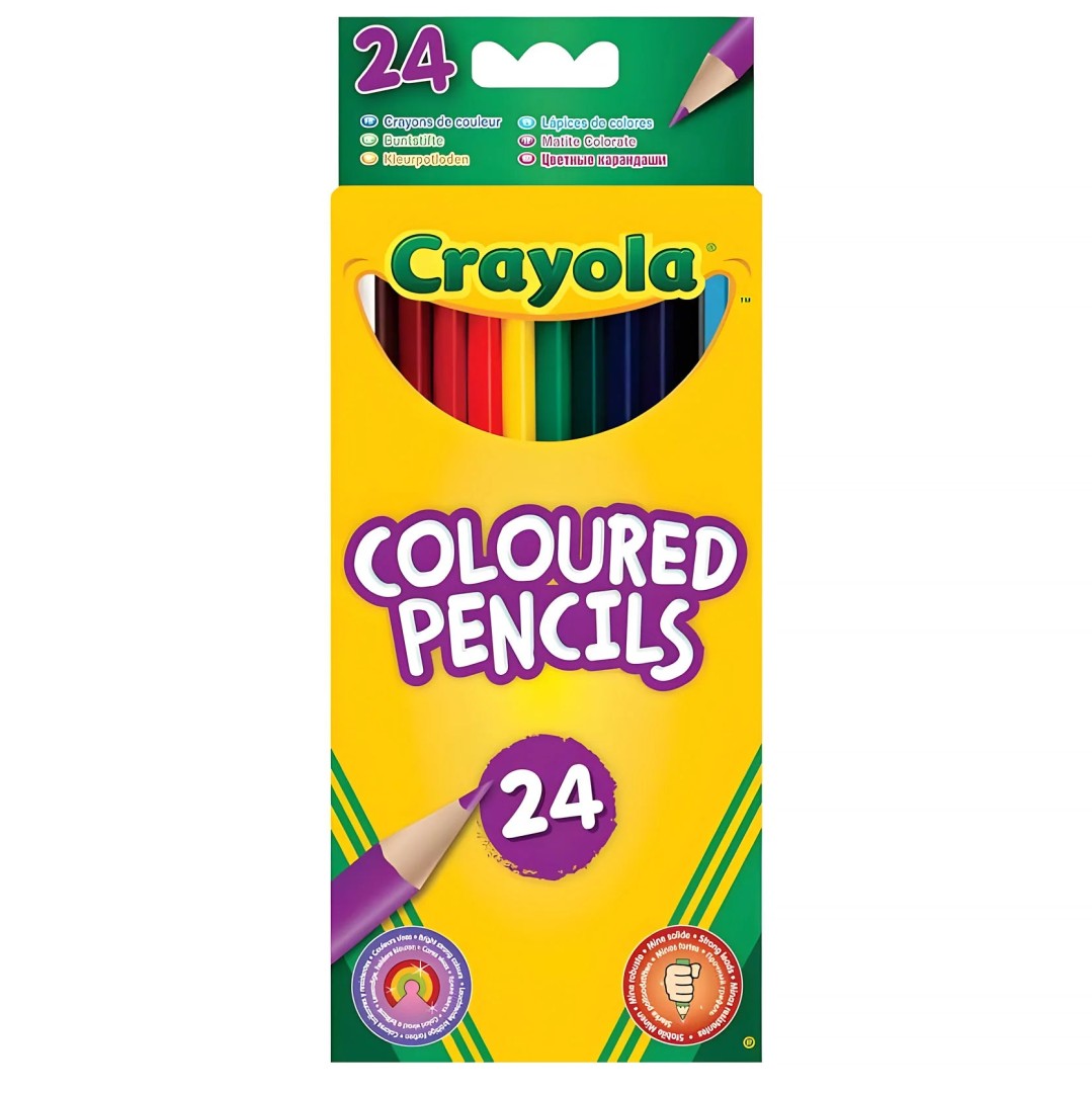Crayola 24 Coloured Pencils 11years +