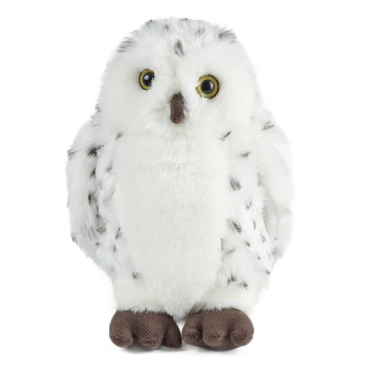 LIVING NATURE Snowy Large 28cm Owl Plush 11years +