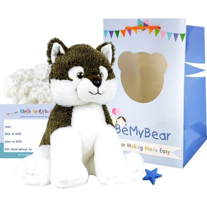Be My Bear Wiley Wolf 40cm Soft Toy 11years +