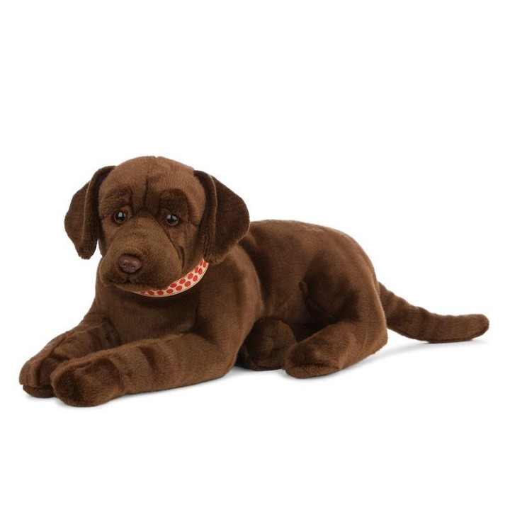 Living Nature Giant 60cm Chocolate Labrador Plush 0 - 18 Months