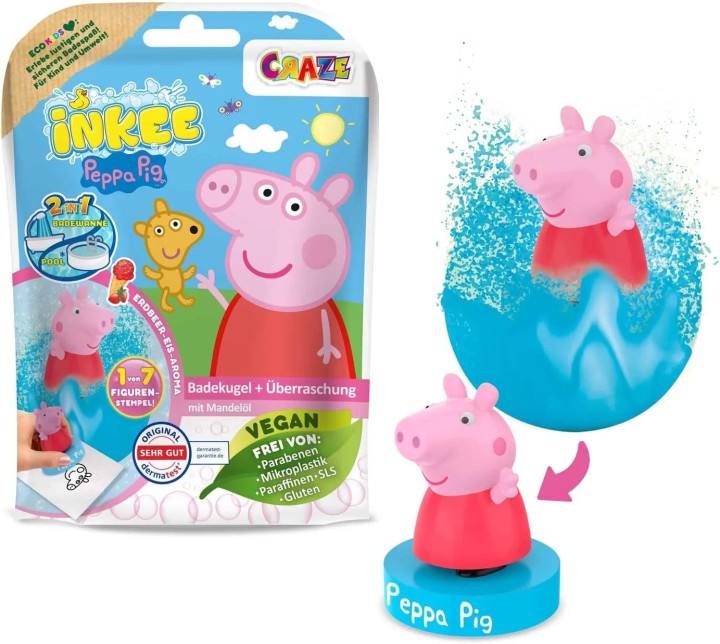 Peppa Pig Strawberry Scented Bath Bombs 3years +