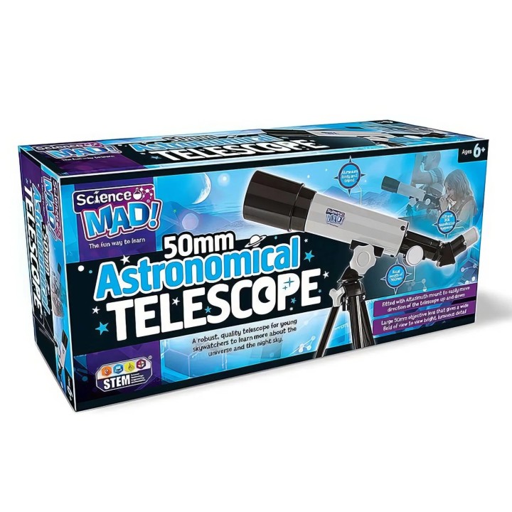 Science Mad 50mm Astronomical Telescope 11years +
