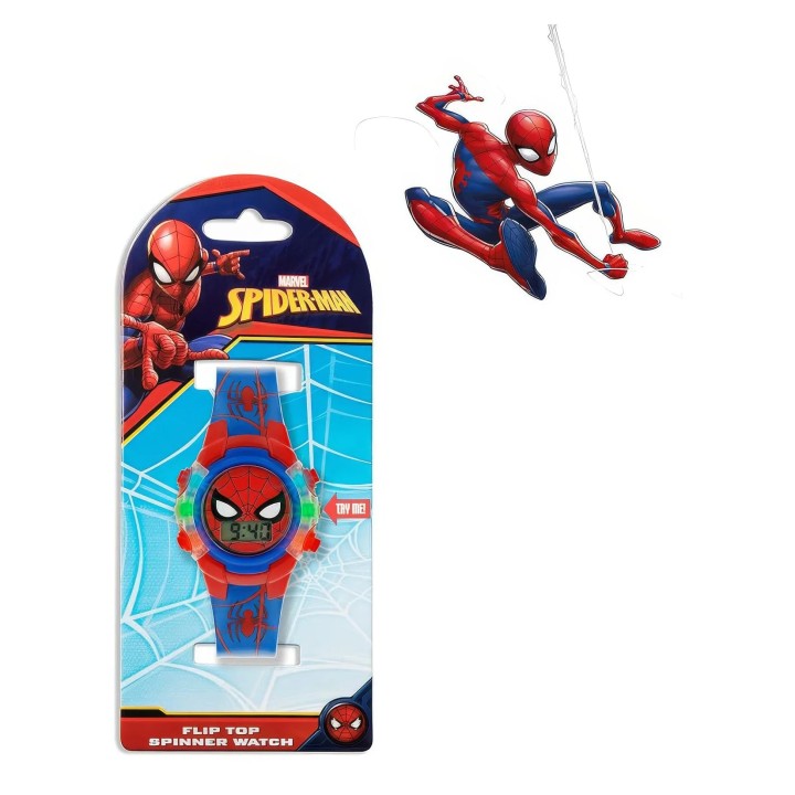Spiderman Boy's Digital Quartz Watch with PU Strap 11years +