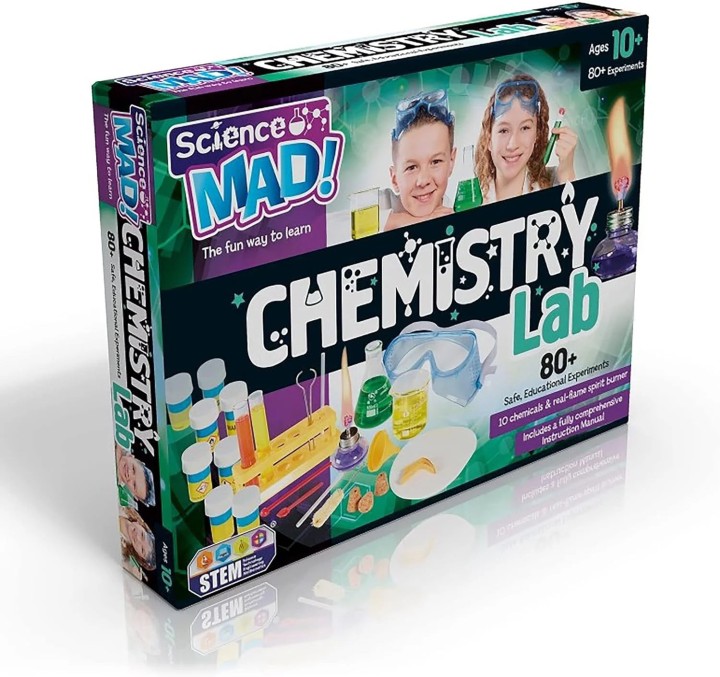 Science Mad Chemistry Lab Kit 11years +