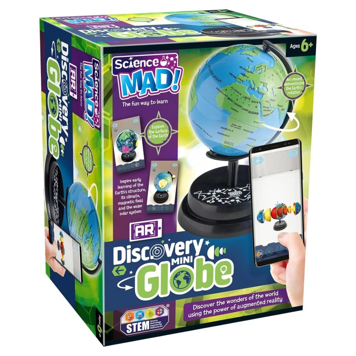 Science Mad AR Mini Globe 11years +