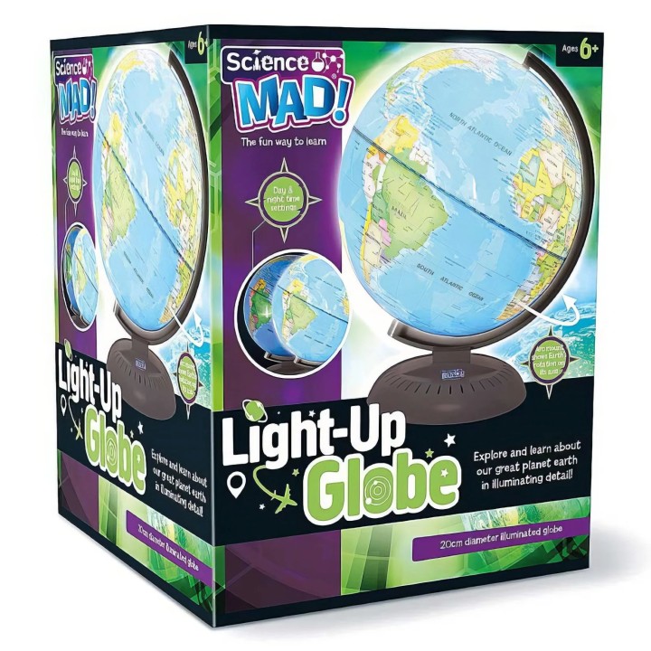 Science Mad Light Up Globe 11years +