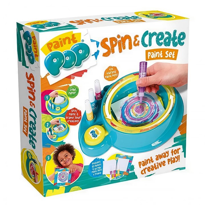 Paint Pop Spin & Create Paint Set 11years +