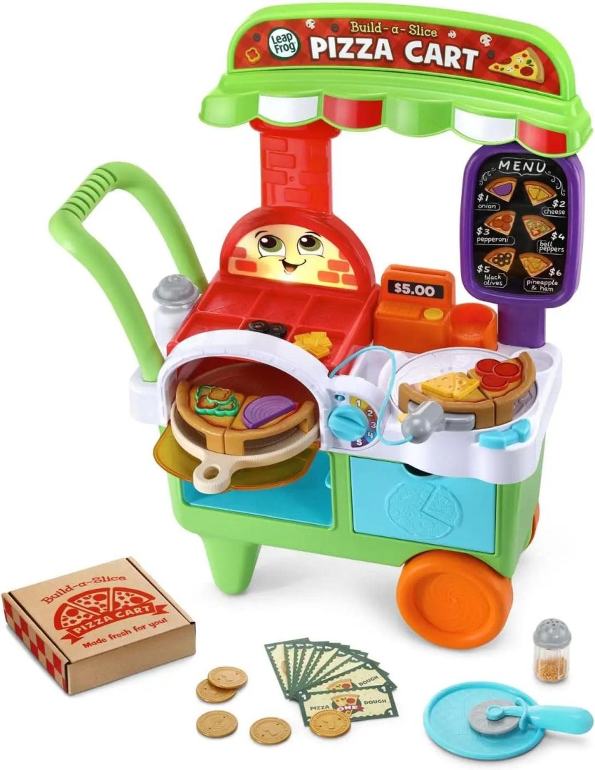 Leapfrog Build-a-Slice Pizza Cart 3years +
