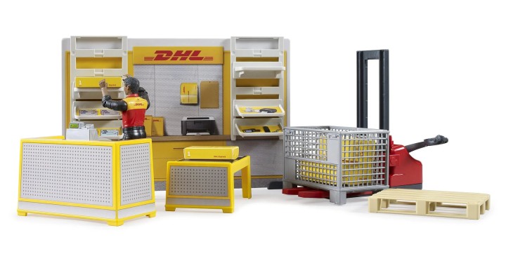 BRUDER bworld DHL Shop 3years +
