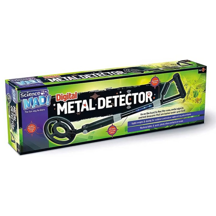Science Mad Digital Metal Detector 11years +
