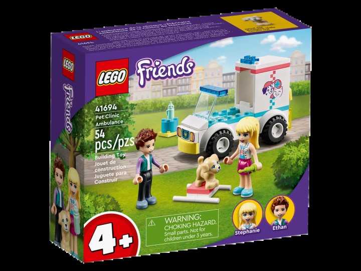 LEGO FRIENDS 41694 Pet Clinic Ambulance 3years +