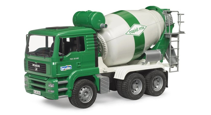 BRUDER MAN TGA Cement Mixer Truck 3years +