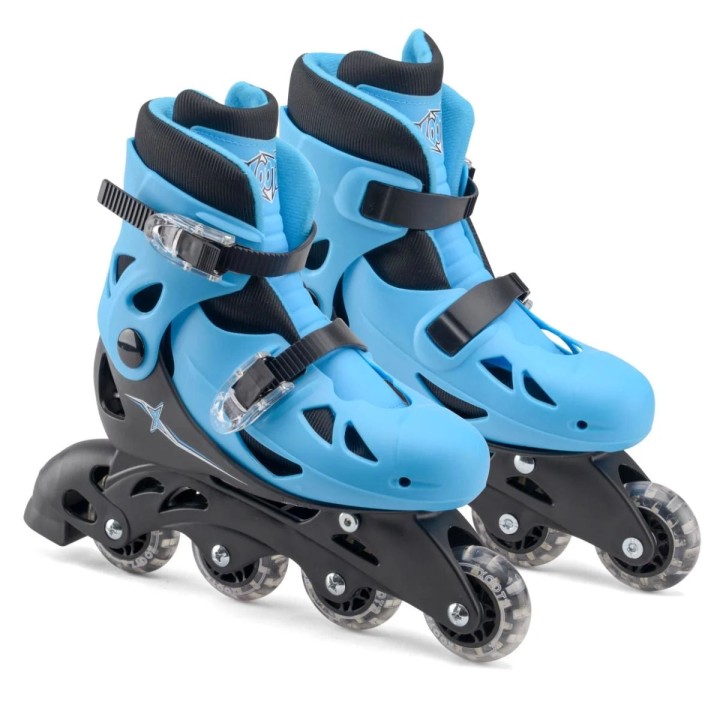 Xootz Inlines Skates - Blue - Size Medium 3years +