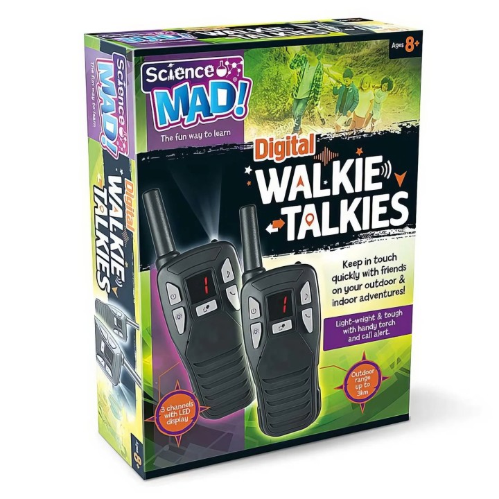 Science Mad Digital Walkie Talkies 11years +