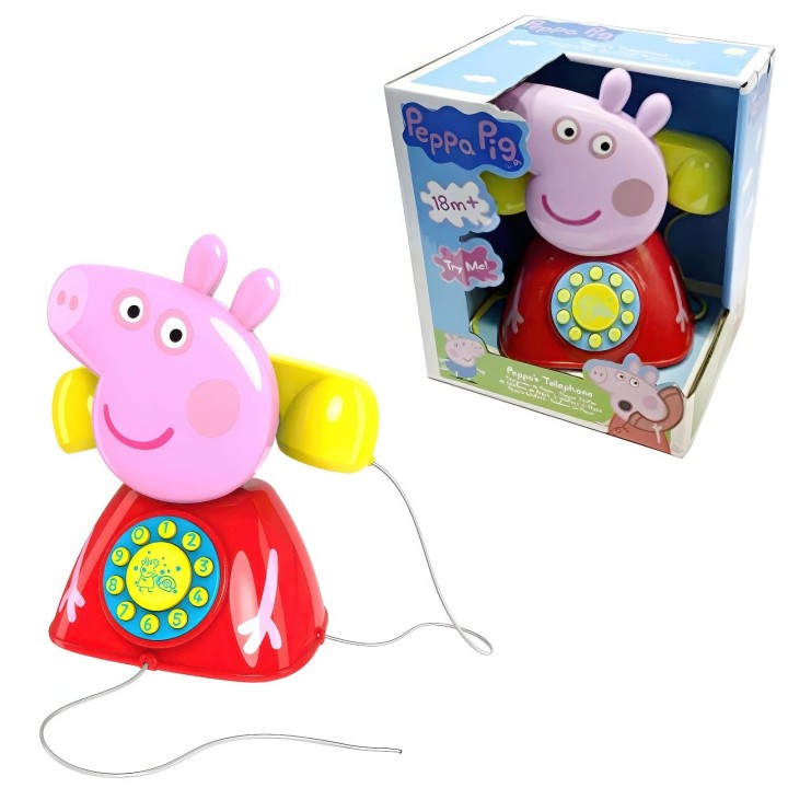 Peppa Pig Peppa's Telephone 18months + Baby Sensory Toy