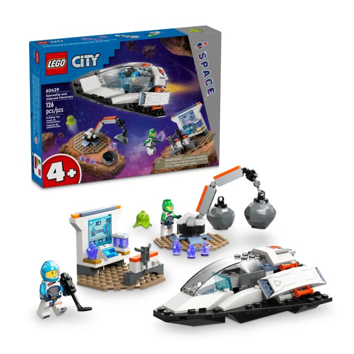 LEGO CITY 60429 Spaceship and Asteroid Discovery 3years +