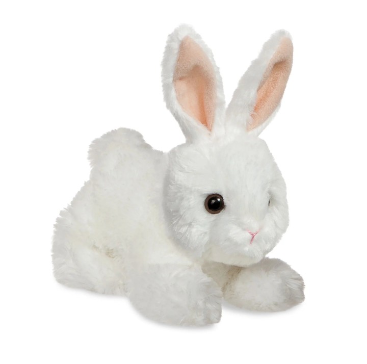 Mini Flopsies Baby White Bunny 8-inch Soft Toy 0 - 18 Months