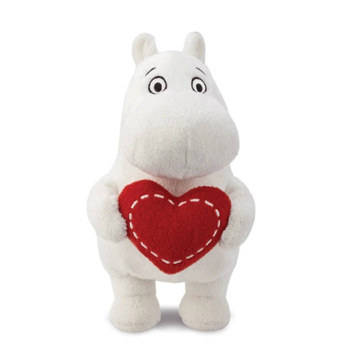 Moomin Standing 6.5-inch Soft Toy with Heart 0 - 18 Months
