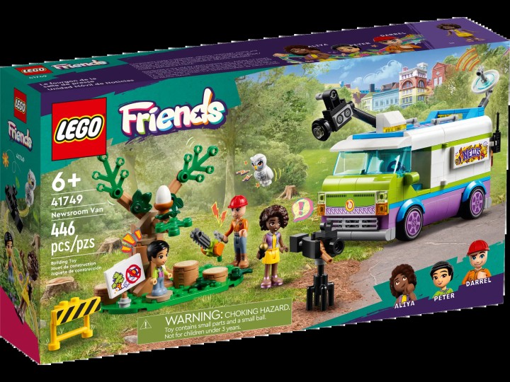 LEGO FRIENDS 41749 Newsroom Van 3years +