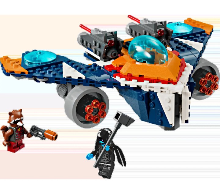 LEGO MARVEL 76278 Rocket's Warbird vs Ronan 8years +